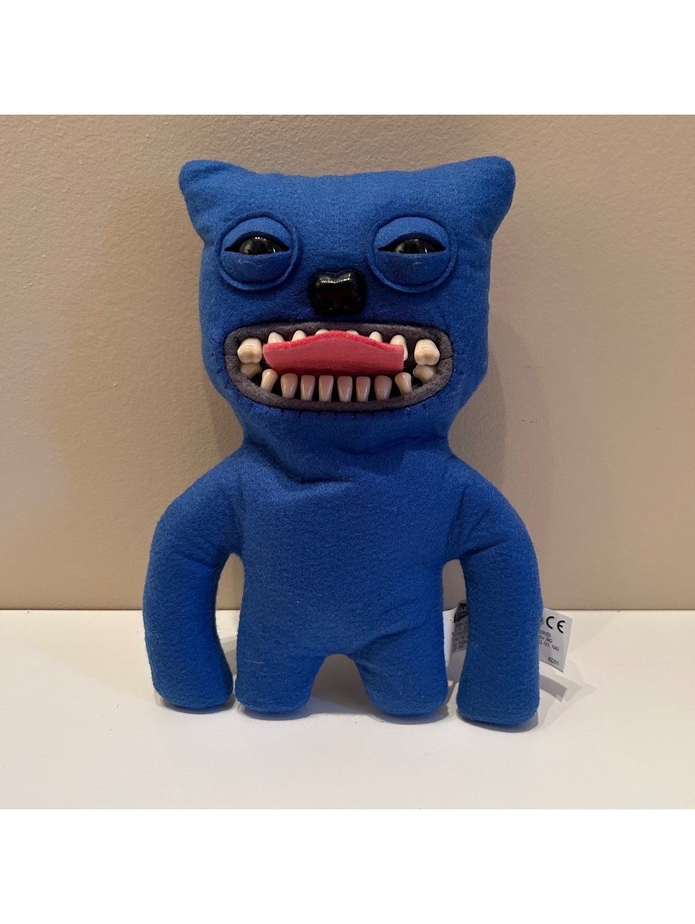 Rare Fuggler Sir Belch Blue Felt 9” Plush Doll Funny Ugly Monster Spin Master